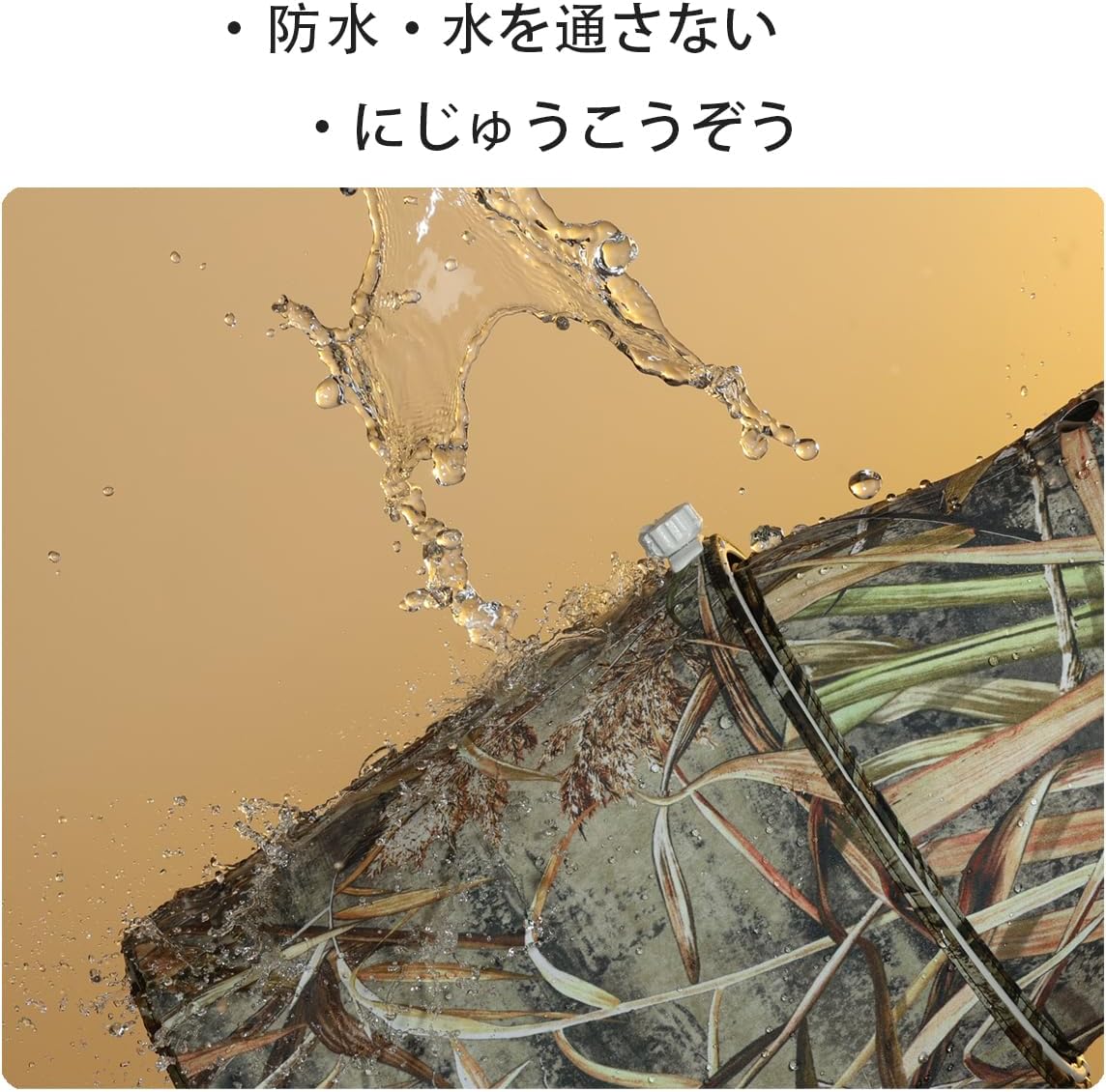 CHASING BIRDS 迷彩防水レンズコート NIKON AF-S 200-500mm f/5.6E ED VR用 防雨レンズ保