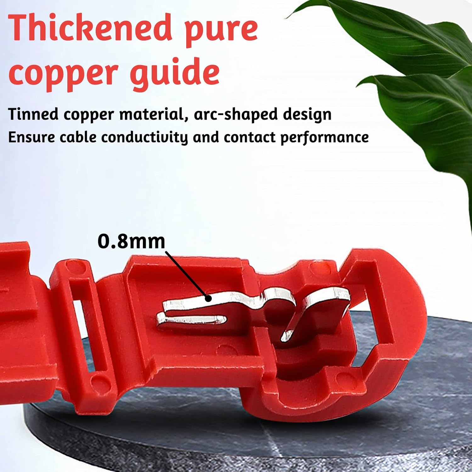 120 Pcs TTap Wire Connectors, T Tap Electrical Wire Terminals Kit