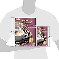 Vista 4 de Cafe Mazel Café instantáneo de avellana - 3 en 1, 100 barras