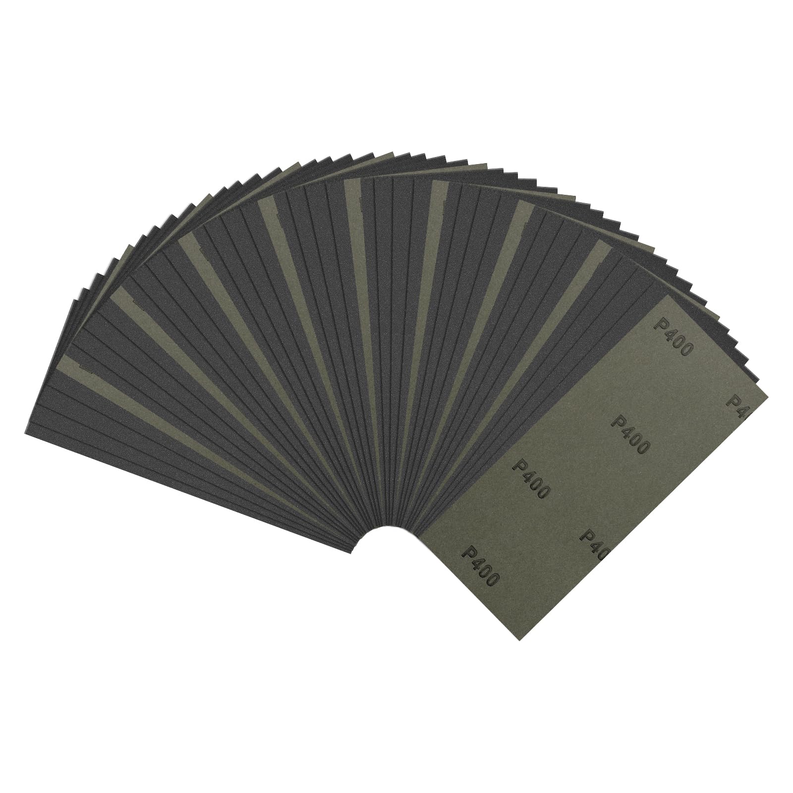 Kozelo 45pcs Sand Papers - [3.6 x 9 Inch x 400 Grits] Wet Dry Sandpaper Sheets for Metal Auto Wood Polishing and Scratches Removing, Silicon Carbide Abrasive