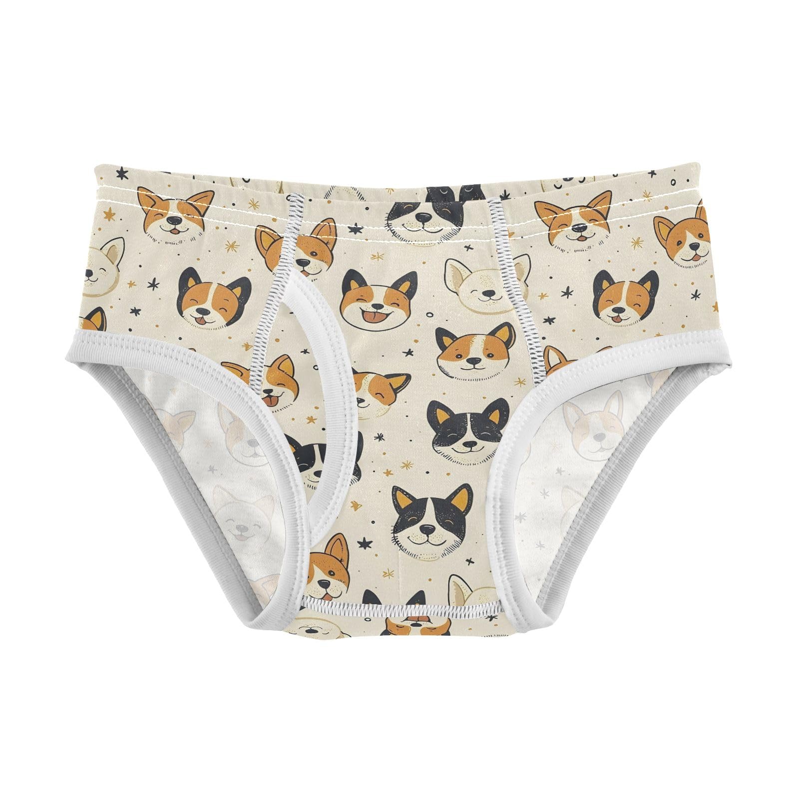 Boys Exclusive Briefs Toddler Underwear 95 Combed Cotton Boxerbriefs 2T Animal Dog Yellow Tile