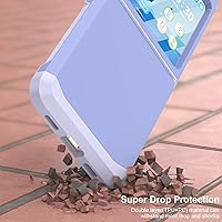 Vista 5 de Funda diseñada para Galaxy Z Flip 5 con protección de bisagra para Samsung Flip 5, resistente a prueba de golpes, funda protectora de cuerpo