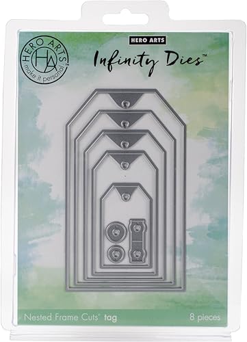 Vista 38 de Hero Arts DI337 Infinity Dies, anidación ovalada infinita Nesting Oval