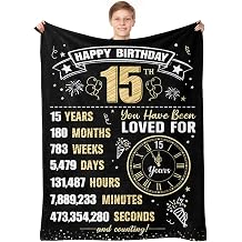 15 Year Old Boy Gifts - 15th Birthday Gifts for Boys Blanket 50"x60"