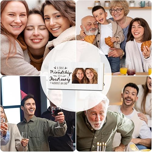 Miniatura 6 de Regalos para mejores amigas, marcos de fotos para mujeres, regalos de amistad para mujeres, amigas, cumpleaños, Navidad, para mejores amigas, alma,