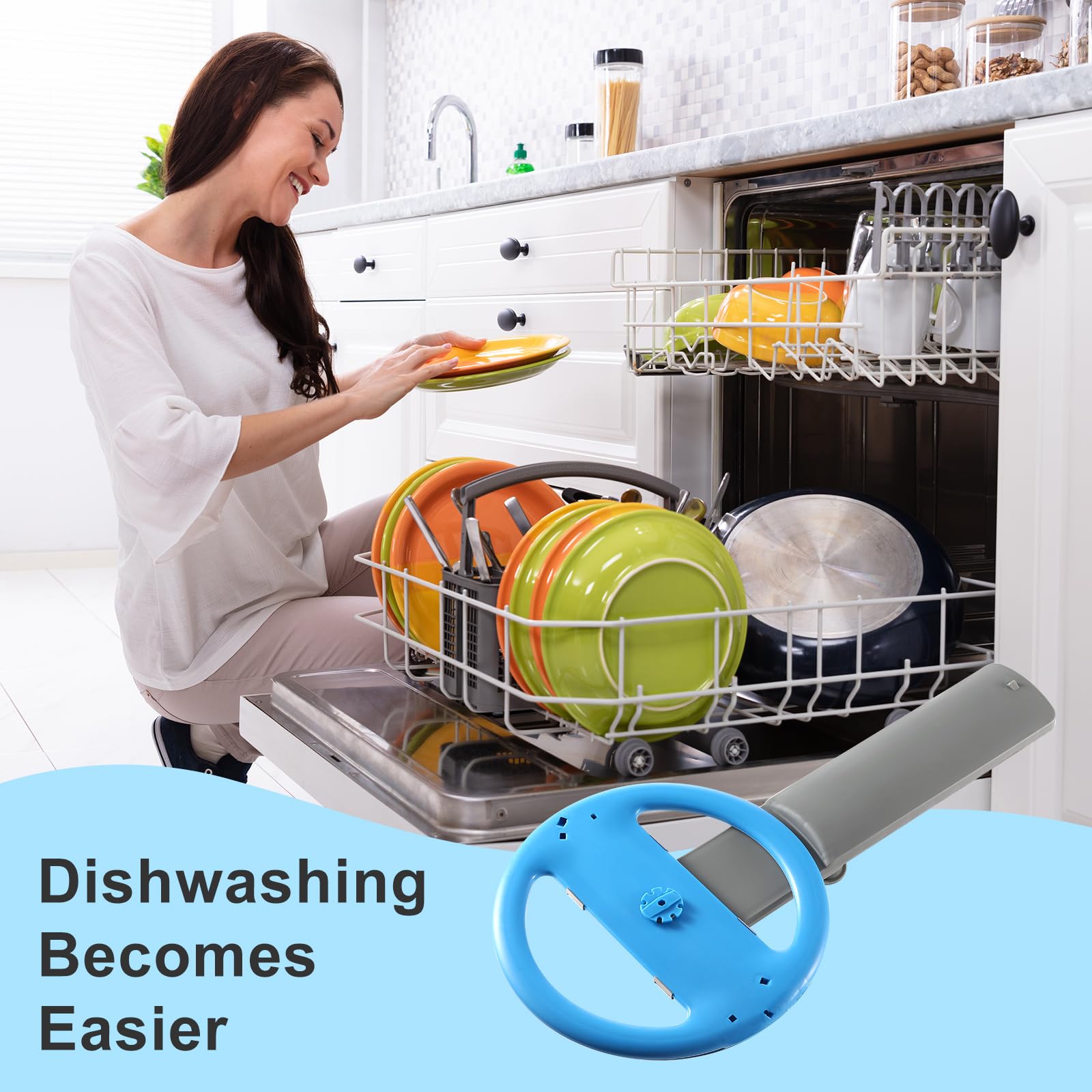 5304507158 Lower Spray Arm Assembly For Frigidaire Dishwashers - Includes Support & Filter, Easy Snap-in Installation