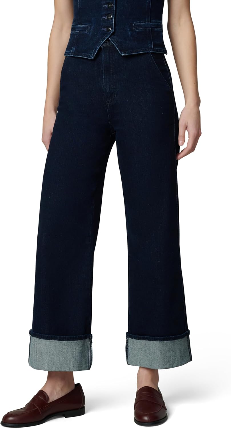 Joe's Jeans Women's The Trixie High Rise Wide Leg Denim Trouser, Don't Worry, 28