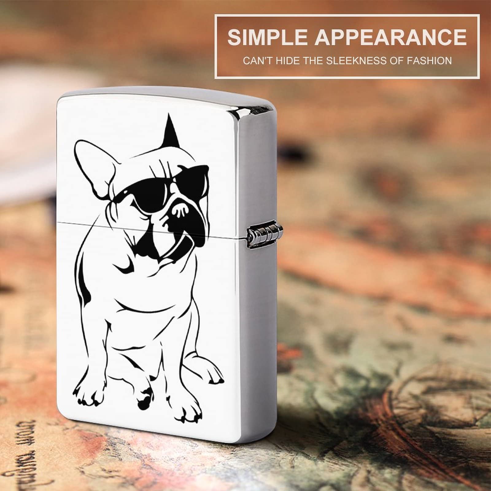 Amazon.co.jp: ZIPPO交換用外側ケース フレンチブルドッグ 犬柄