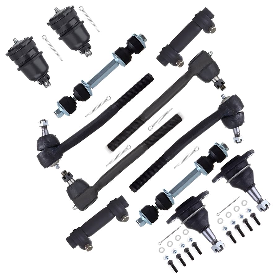 Amazon.com: SCITOO 12 件懸掛套組2 個下部2 個上球接頭2 個外側