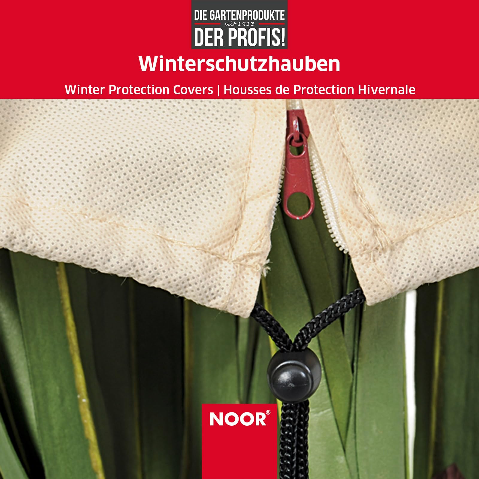 Hydrogarden Winterbescherming vlieskap, H: 360cm, 250cm, 80g/m² - potplantenzak zeer groot - beschermkap planten, olijf, palmen vorstbescherming