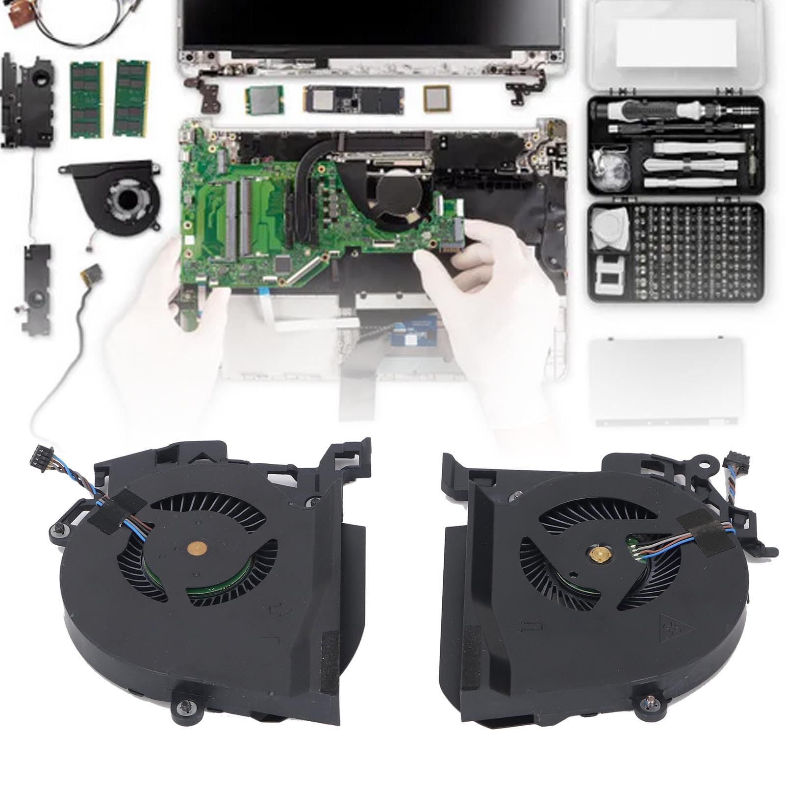Srliya Ventola di Raffreddamento GPU CPU del Computer Portatile Raffredda in Modo Efficiente Studio ZBook 15 G6 L30894-001 L30895-001 per i Professionisti