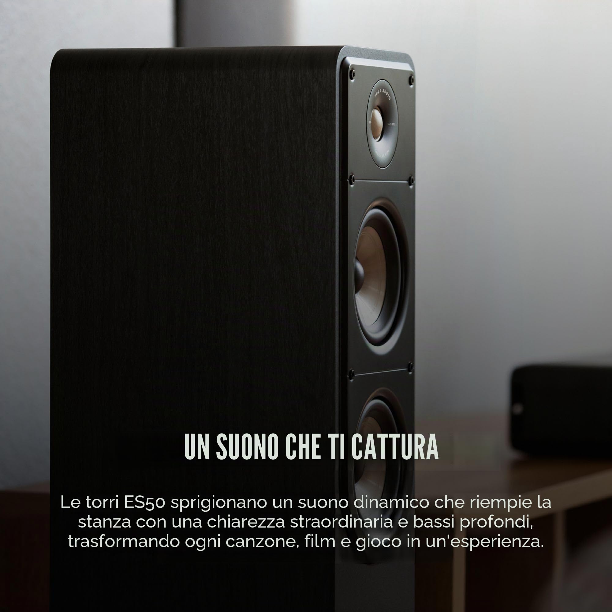 Polk Audio Signature Elite ES50 Diffusore a torre, Bianco
