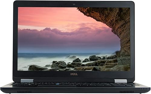 Dell E5570 FHD Intel Core i7-6820HQ de 15.6 pulgadas, 2.7 GHz, 16 GB de RAM, 256 GB SSD, Windows 10 Pro de 64 bits, CAM (renovado)