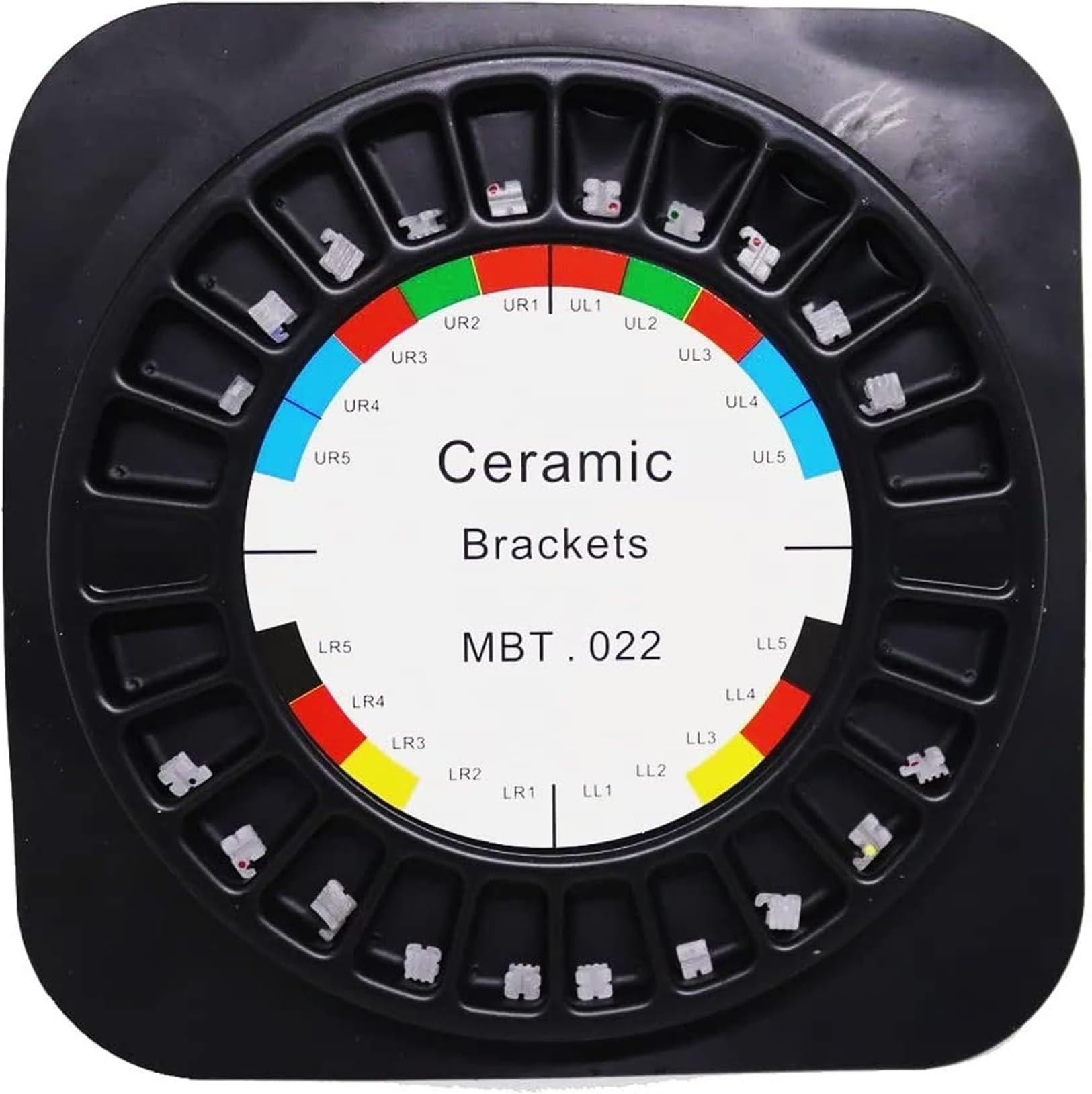 - WALDENT Ceramic Bracket Kit MBT 0.22 | Aesthetic Orthodontic Braces for Adults & Teens | Durable & Comfortable | Precision Fit | Dental Brackets