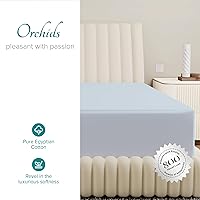 Vista 19 de Carressa Linen Sábana bajera ajustable 100% algodón tamaño King – Sábana bajera de 800 hilos King de algodón, lujosamente suave, refrescante
