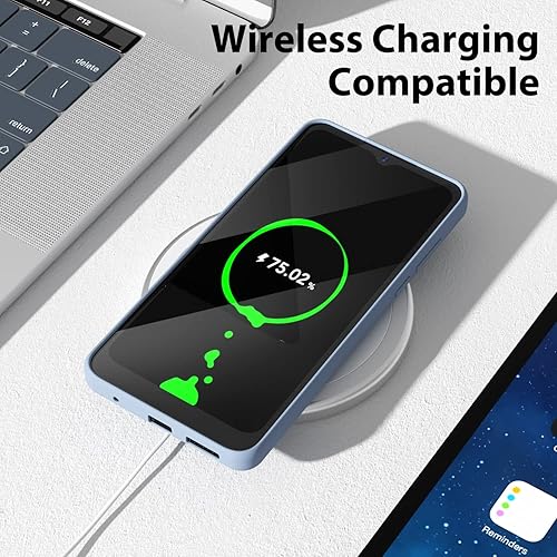 Miniatura 7 de oakxco Funda para teléfono Moto G Power 2022Moto G Play 2023 de silicona líquida, funda de gel suave de TPU de goma para mujeres y niñas, protección