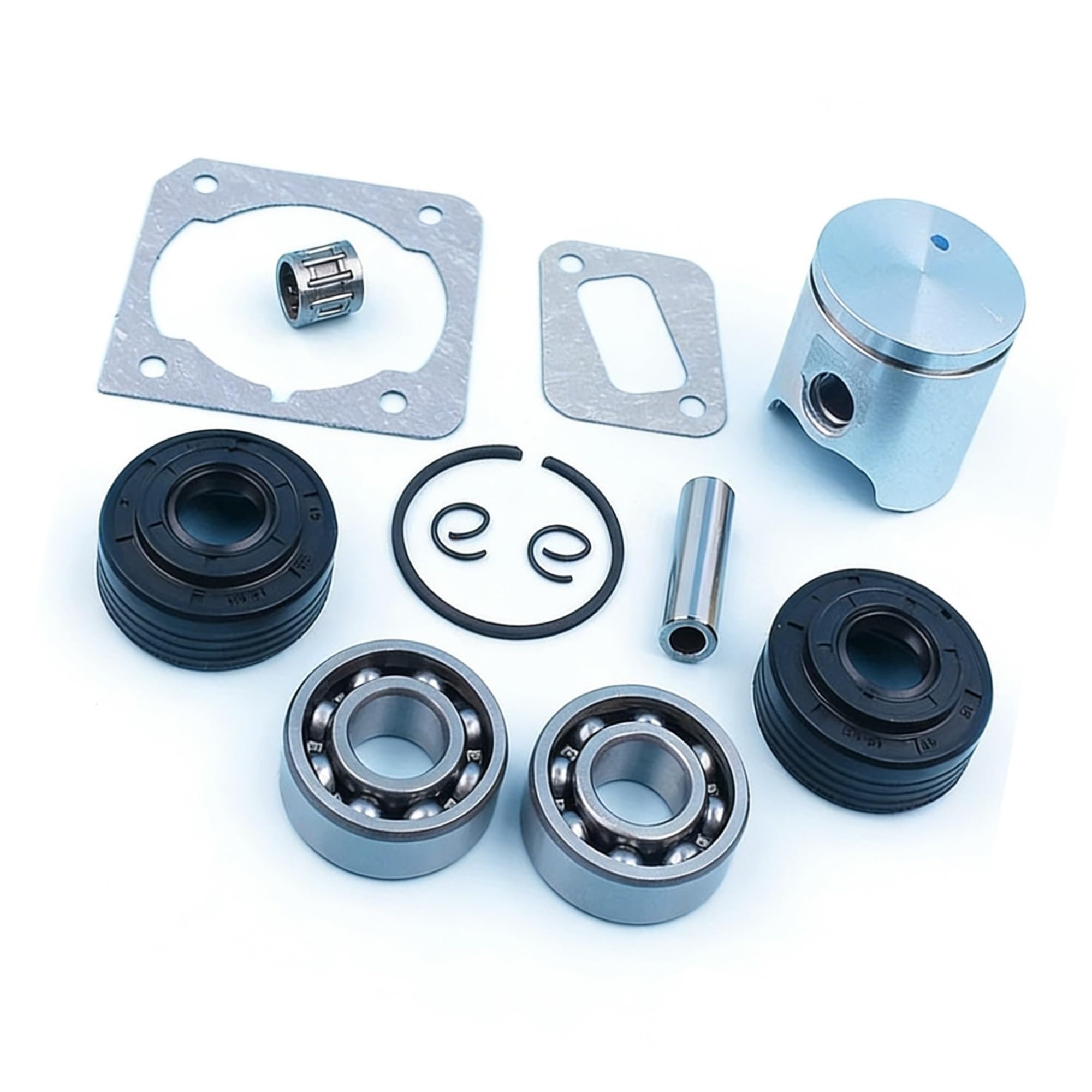 Lhbygdyl One Color 40Mm Piston Crank Ball Bearing Oil Seal Kit Fit For 340 345 2141 2145 Chainsaw Ring Needle Cage Spare Part Accessories
