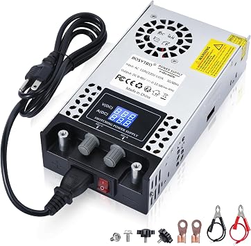 محول التيار المتردد إلى التيار المستمر 60 فولت DC مزود طاقة قابل للتعديل 0-60V 0-10A SMPS الحد الأقصى 600W تبديل التيار الكهربائي لشريط LED ، مضخة المحرك ، CCTV ، طابعة ثلاثية الأبعاد ، كمبيوتر المختبر