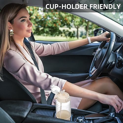 Miniatura 7 de SIEROZUR Botellas de agua de vidrio de 32 onzas con 2 tapas, botellas agitadoras para mezclas de proteínas, vaso de vidrio a prueba de fugas y sin