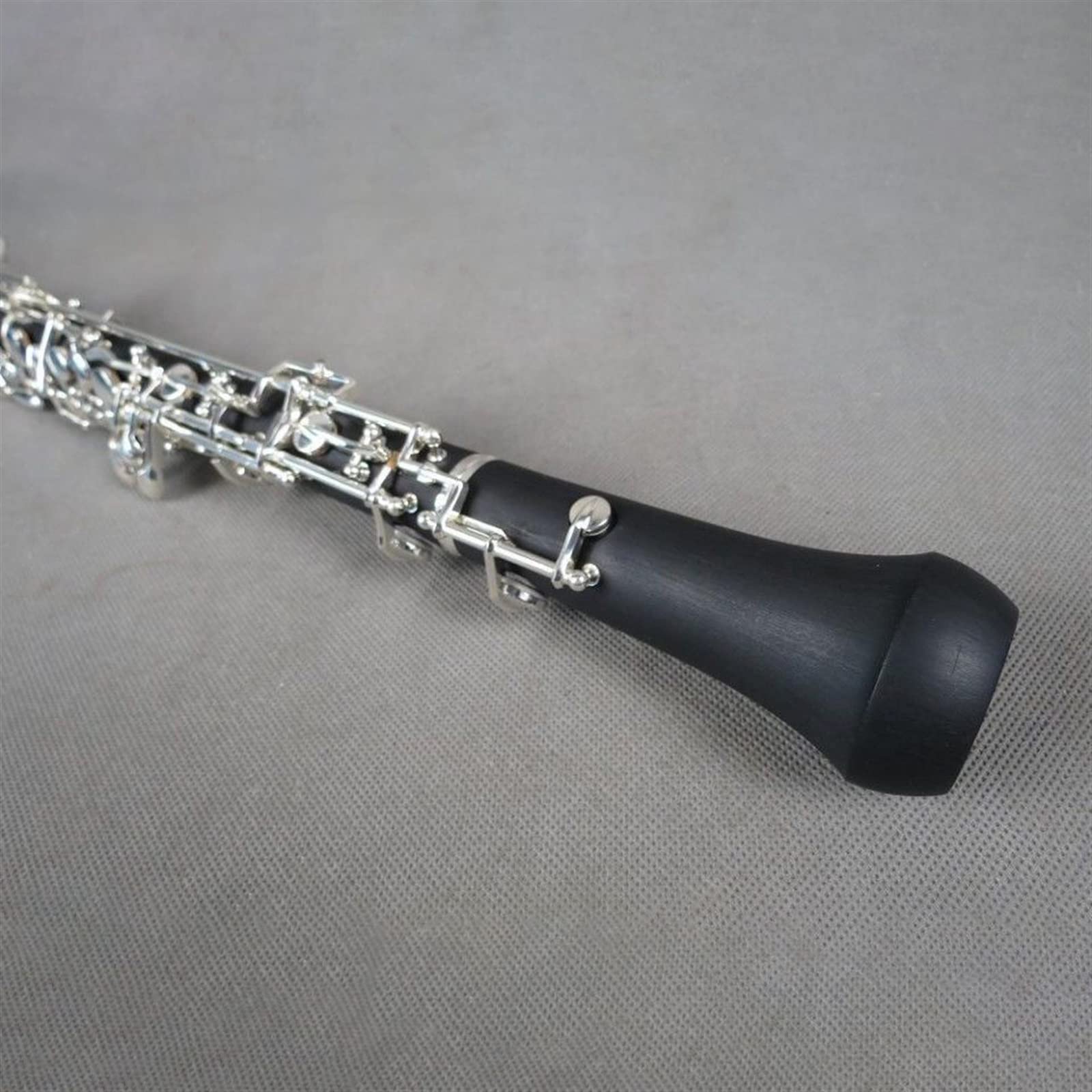 Oboe C Tono Bachelite Chiave Semiautomatica Placcata Argento Strumento Musicale Professionale per Adulti Oboe per Principianti