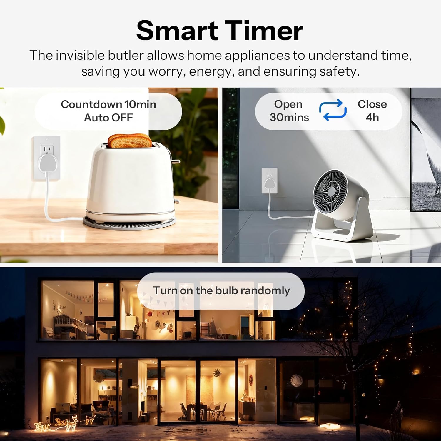 SONOFF Matter Smart Plug S41s, 15A 1800W Max, Remote & Voice Control via Alexa/Google Home, ETL Certified, Timer Outlet, Matter-Compatible with Alexa, SmartThings, Google, and HomeKit (4-Pack) 7