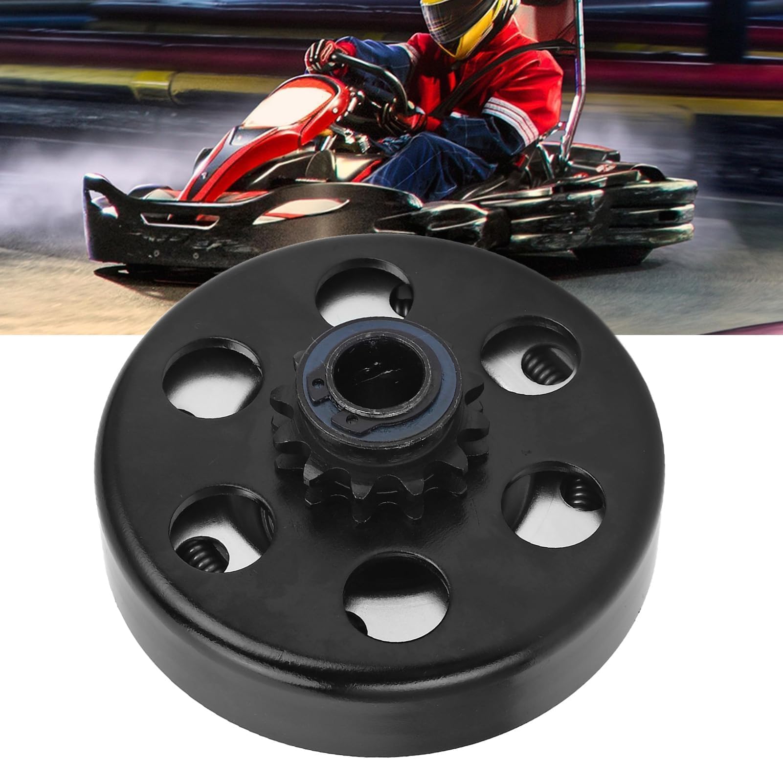 Frizione Centrifuga, Frizione Centrifuga 5/8in Bore 12T Frizione per Mini Bici Ad Alta Torsione per Motori 35 a Catena