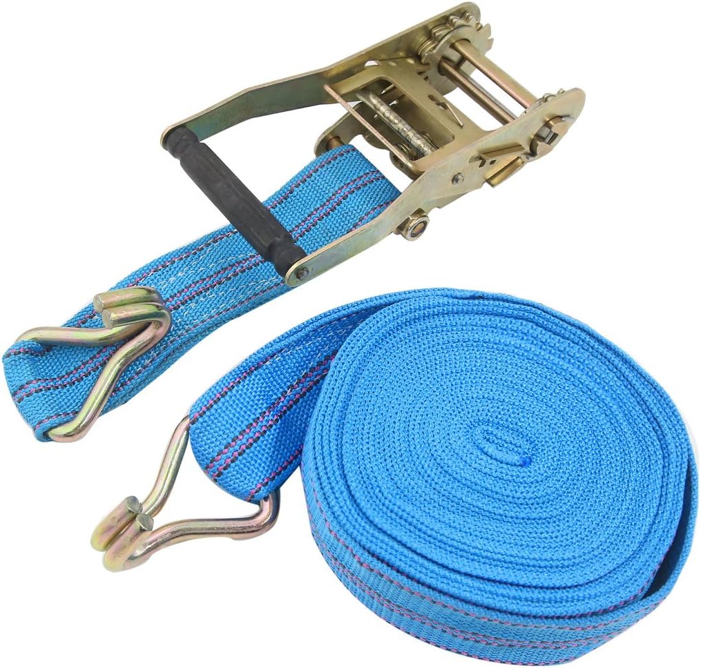 2.2" x 33ft Car Truck Cargo Luggage Ratchet Ratcheting Tie Down Strap Blue (id: 074 a13 09e b99 c6d