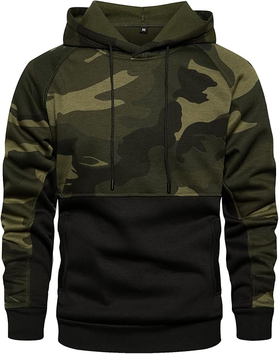 LBL Men's Camouflage Pullover Hoodies 