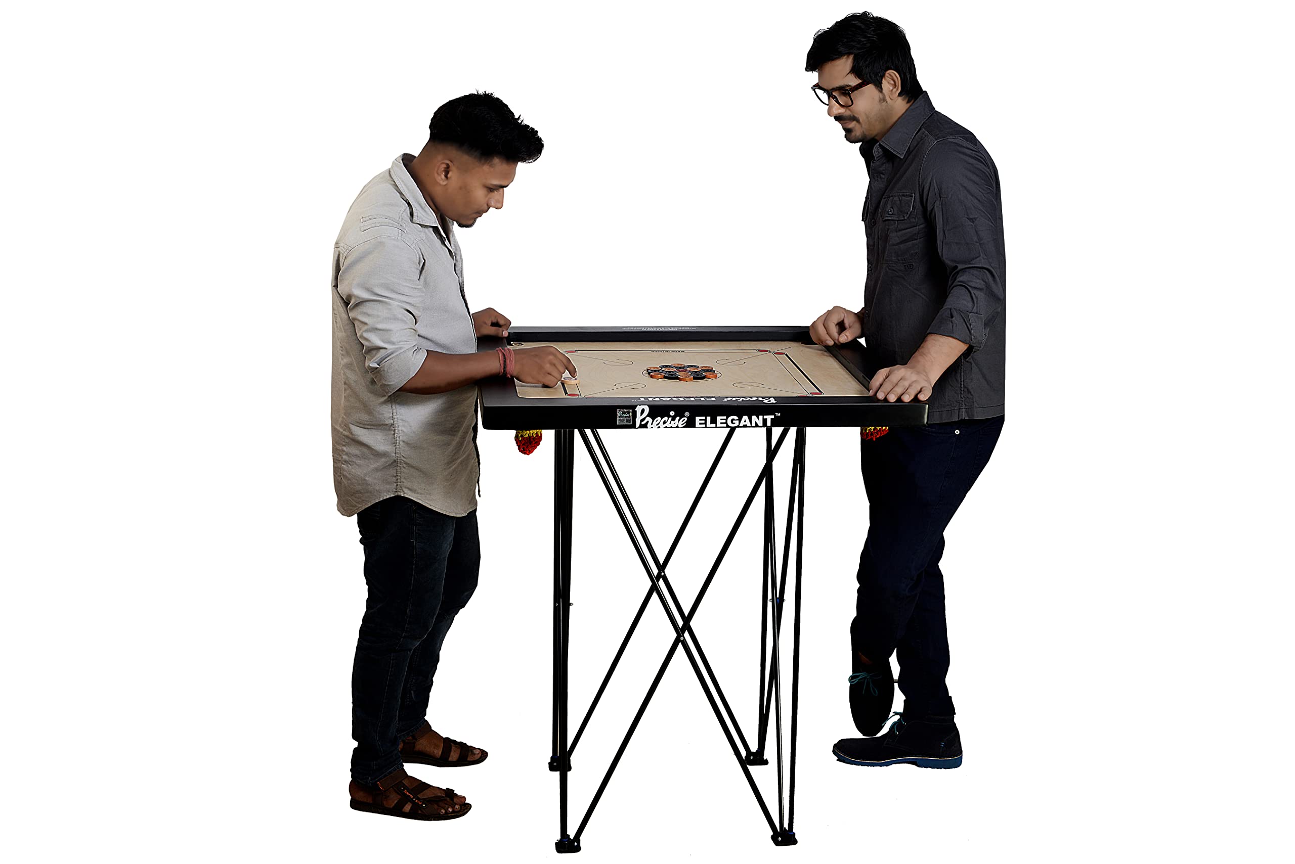Precise Carrom – Pieghevole – Altezza 1 metro unico e speciale – produttore campione del mondo – senza tavola