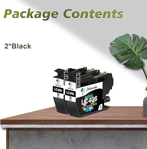Miniatura 2 de LC406 LC 406 - Cartucho de tinta compatible con Brother LC406 con MFC-J4335DW MFC-J4345DW MFC-J4535DW MFC-J5855DW MFC-J5955DW MFC-J6555DW