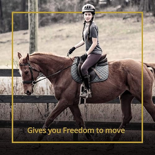 Miniatura 2 de Kavallerie Media almohadilla de malla de aire 3D, protección contra impactos y acolchado de gel terapéutico para un máximo apoyo, mejor para doma,