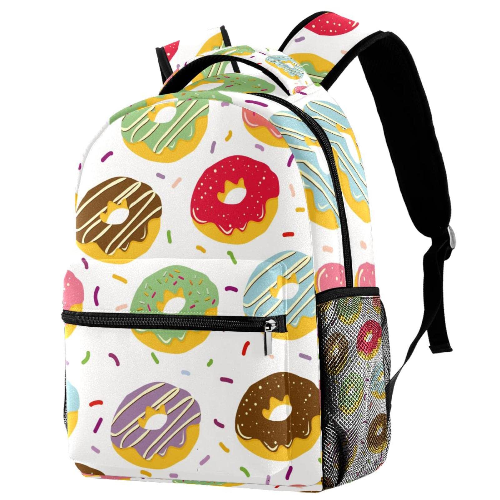 Sac à dos pour livres d'école motif de beignets légers garçons et filles - 7