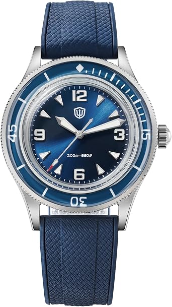 watchdives WD50Q 38mm Dive Watch VH31 Sweep Seconds Quartz Movement
