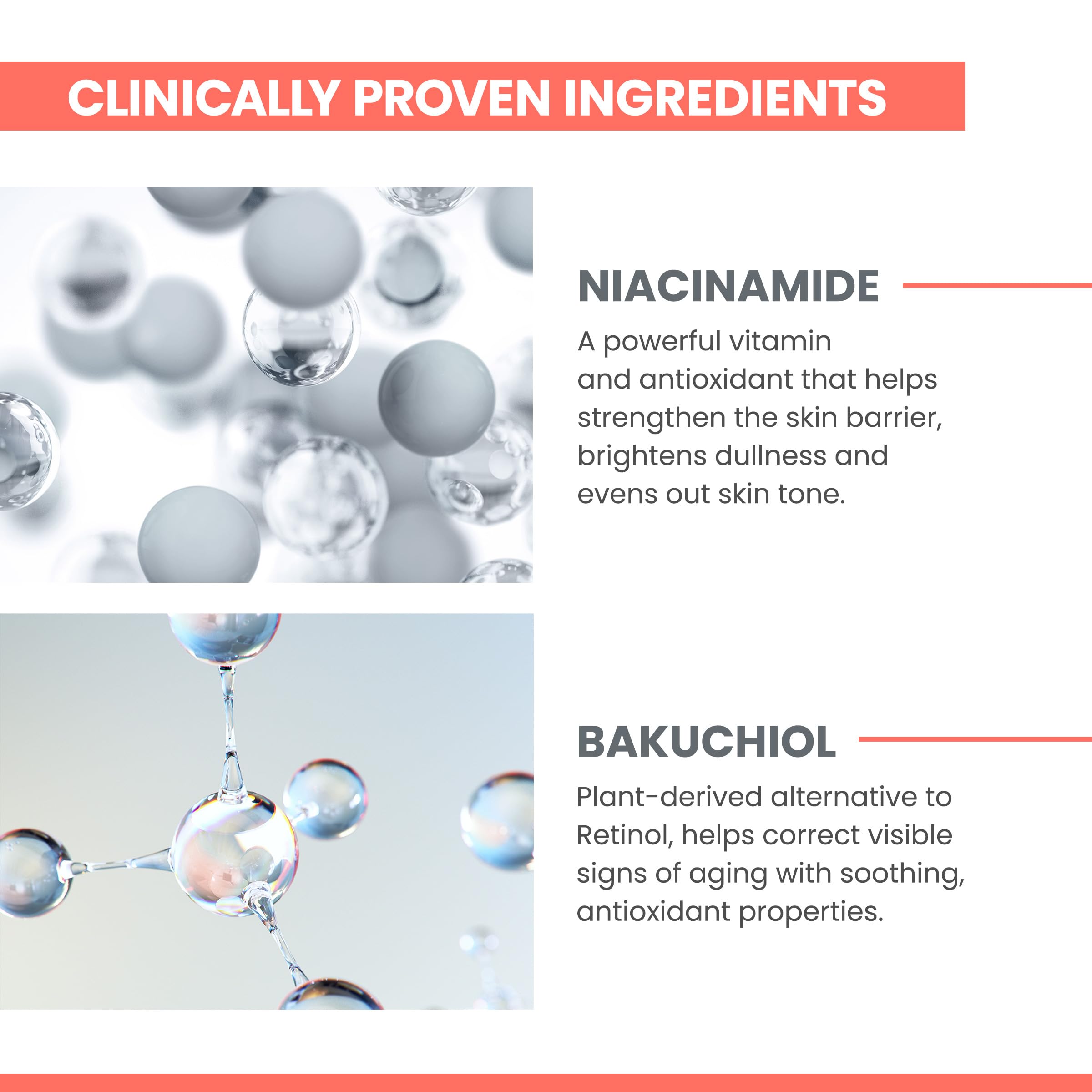 Avène Vitamin Activ Cg Radiance Concentrated Serum, Radiance Boosting Vitamin C Serum, powered by Vitamin Cg + Niacinamide + Bakuchiol, Visbily Reduce Wrinkles, Dark Spots & Fine Lines, 1 FL Oz
