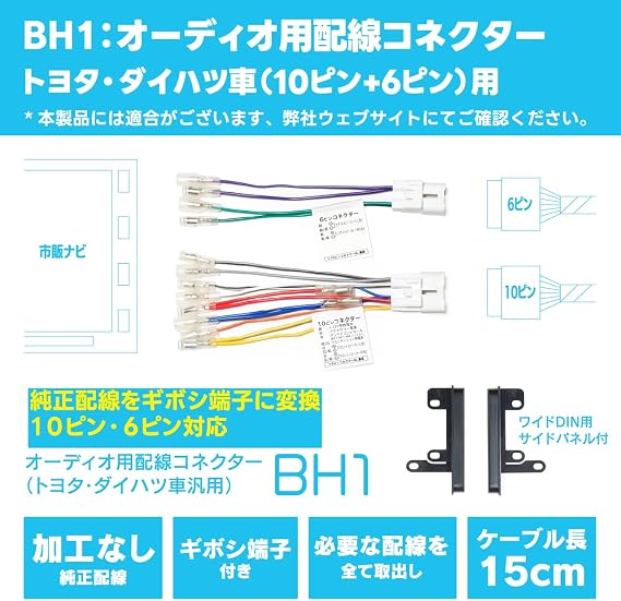 Beat-Sonic BH1 Stereo Installation Kit