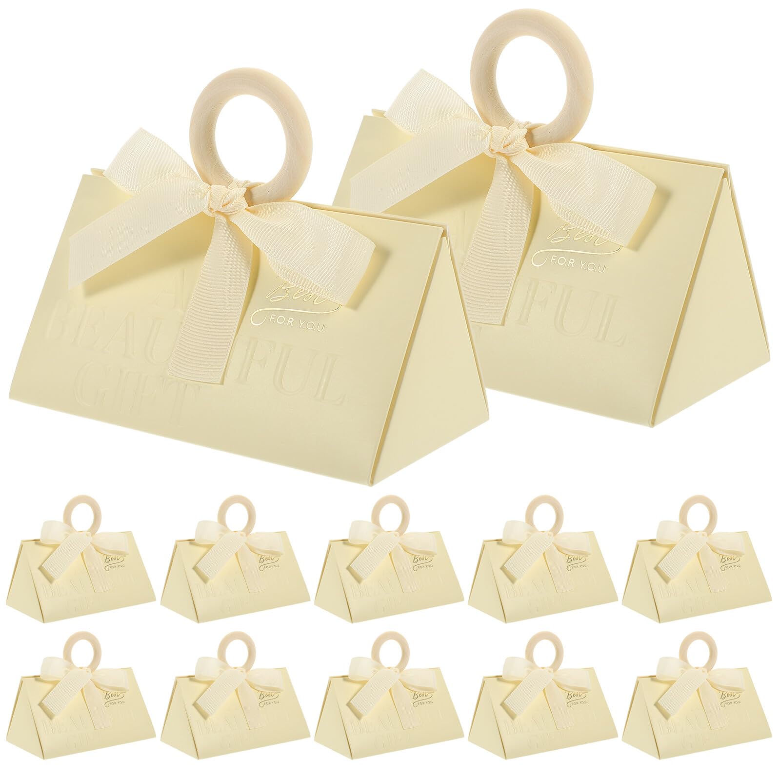 ibasenice Scatole Bomboniere San 20 Pezzi Scatole Regalo Piccole Coperchio Contenitori Portatili per Caramelle Biscotti e Decorazioni per Feste e Matrimoni