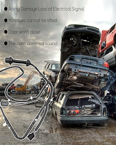 Miniatura 4 de Kit de cables para puerta trasera del lado del conductor para Ford F150 Crew Cab 2009-2014 Reemplazar 9L3Z-14631-CAA