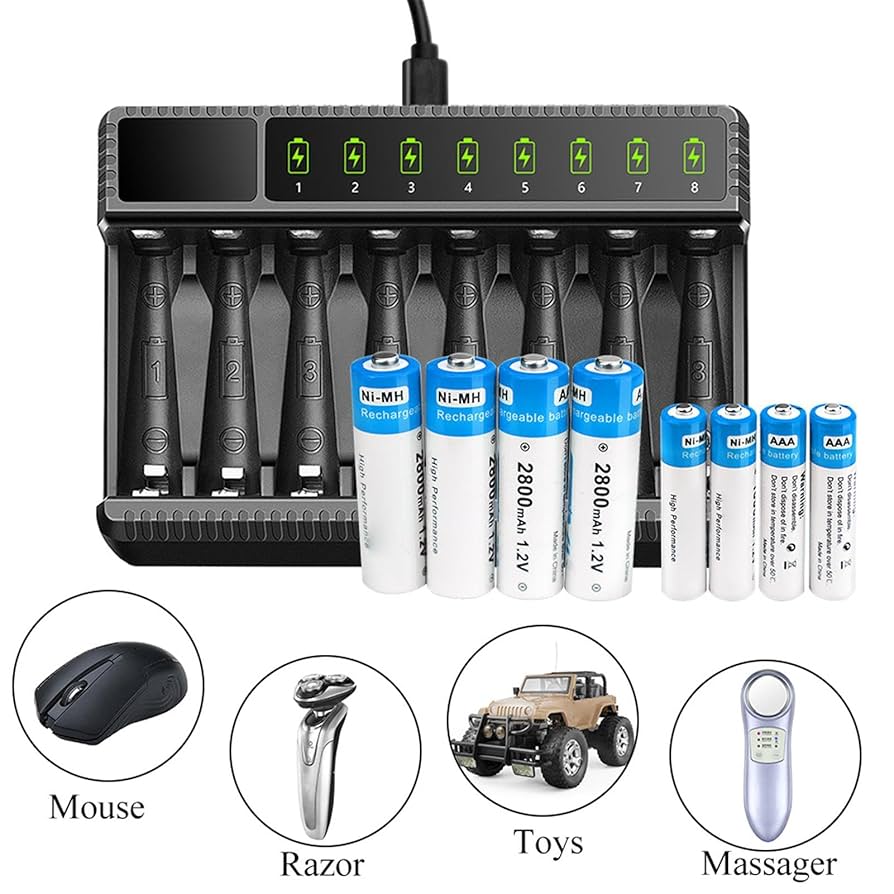 【AAAさま専用】 Amazon | バッテリー充電器 AAA、AAA バッテリー充電器