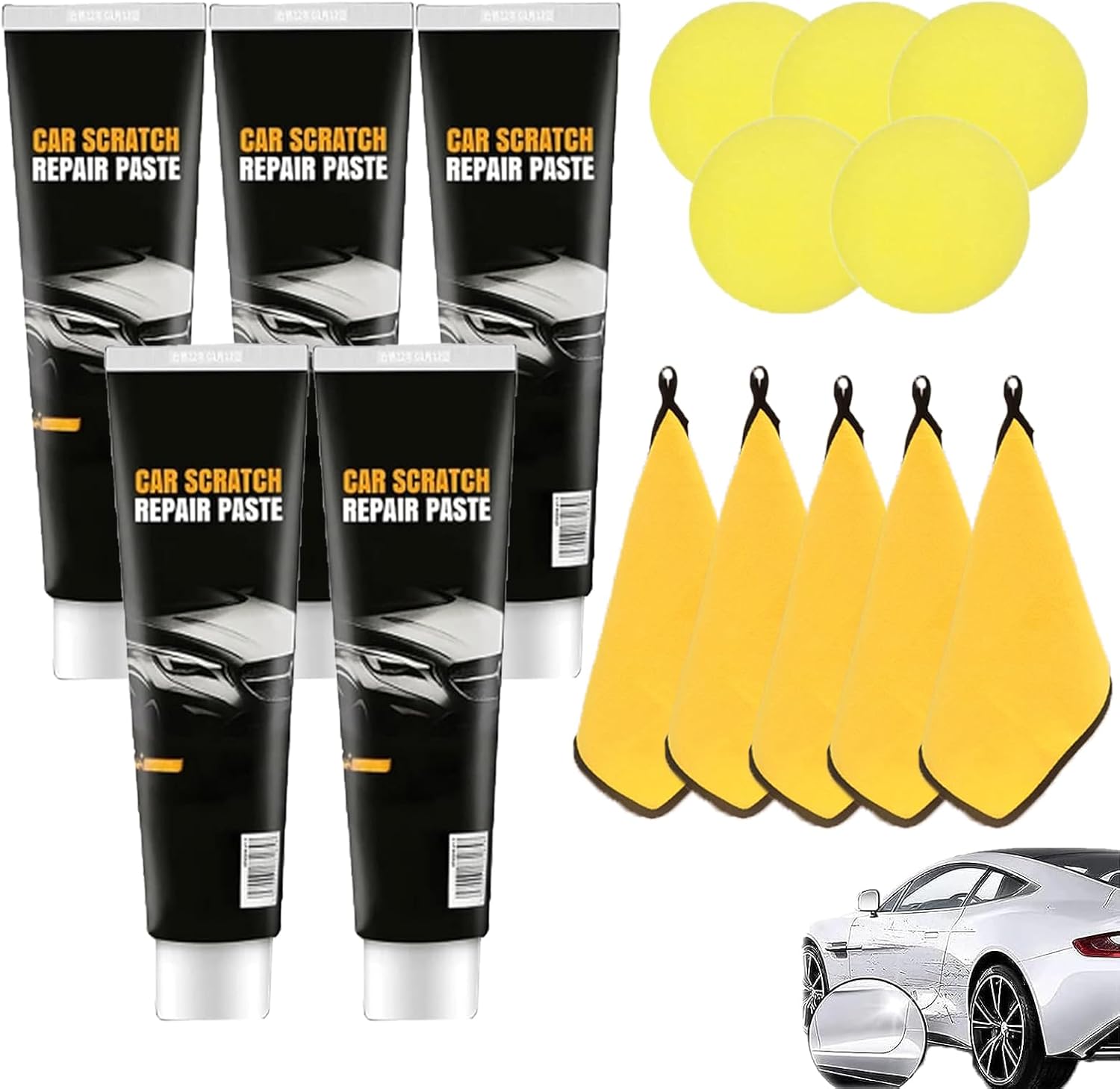 Amazon｜車のスクラッチ修復ペースト、ボディコンポジット車のスクラッチリムーバー、車のワックスポリッシュスクラッチリムーバー、プロの車の