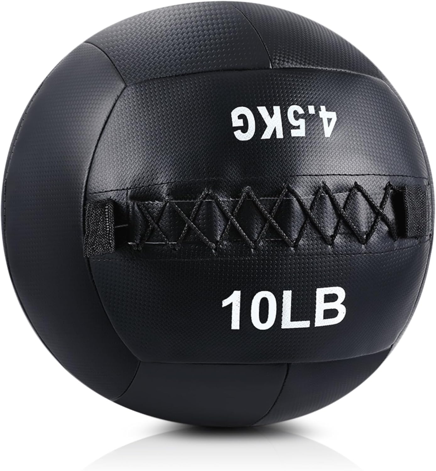 Soft Wall Medicine Ball for Exercise Fitness Slam Weighted Med Ball with Non Slip Grip for Slamming Workout Strength Conditioning Core Training Lunge and Partner Toss