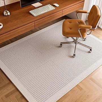 Odot Alfombra para Silla de Escritorio, Estudio Alfombra Protectora Suelo Silla Ruedas Antideslizante Gaming, Tapete de Protección de Oficina, para Parqué Suelos Duros (Rayas Sencillas,80x180cm)