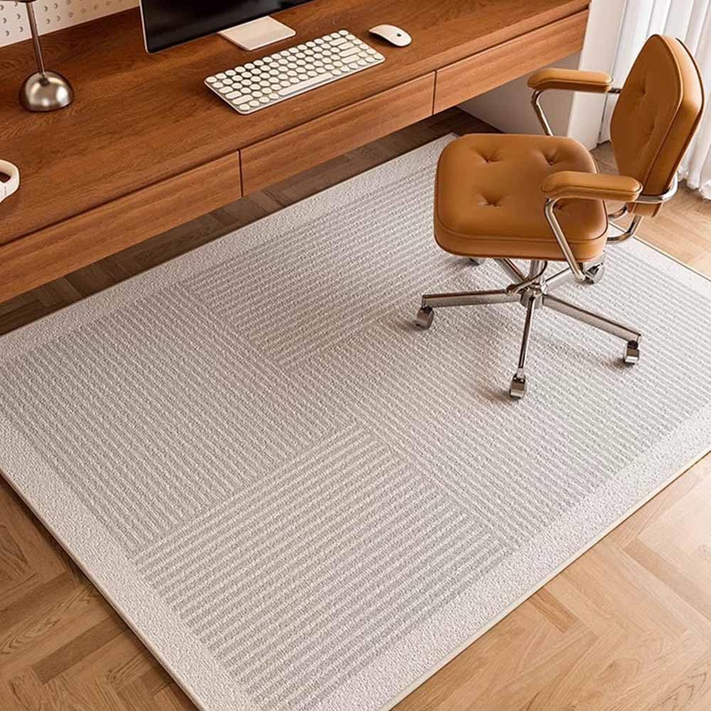Odot Desk Chair Mat, Study Protective Mat Floor Wheelchair Non-Slip Gaming, Office Protection Mat, for Parquet Hard Floors (Simple Stripes, 80 x 180 cm)