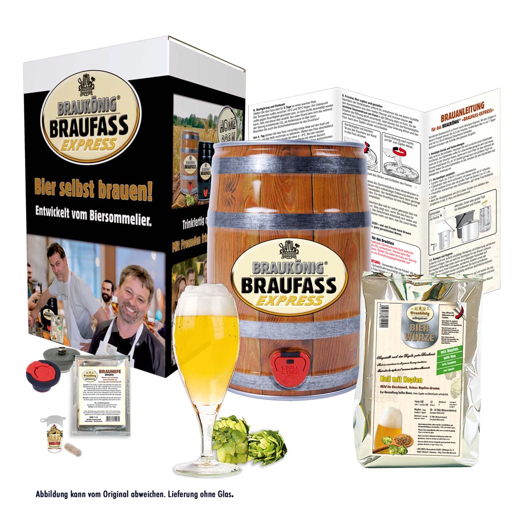 Braufass Express - Holzoptik