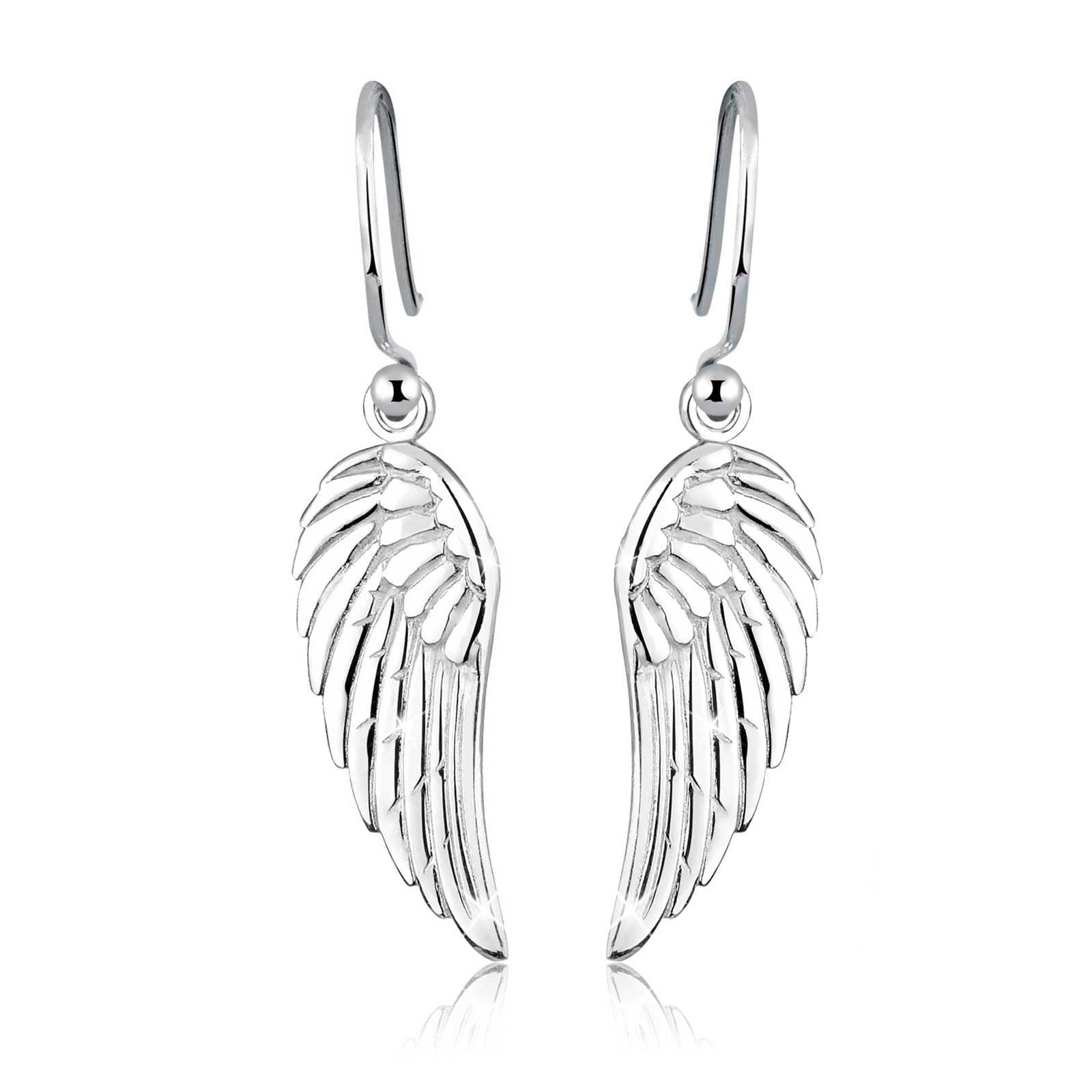Elli Women 925 Sterling Silver Wing Earrings 0311680712