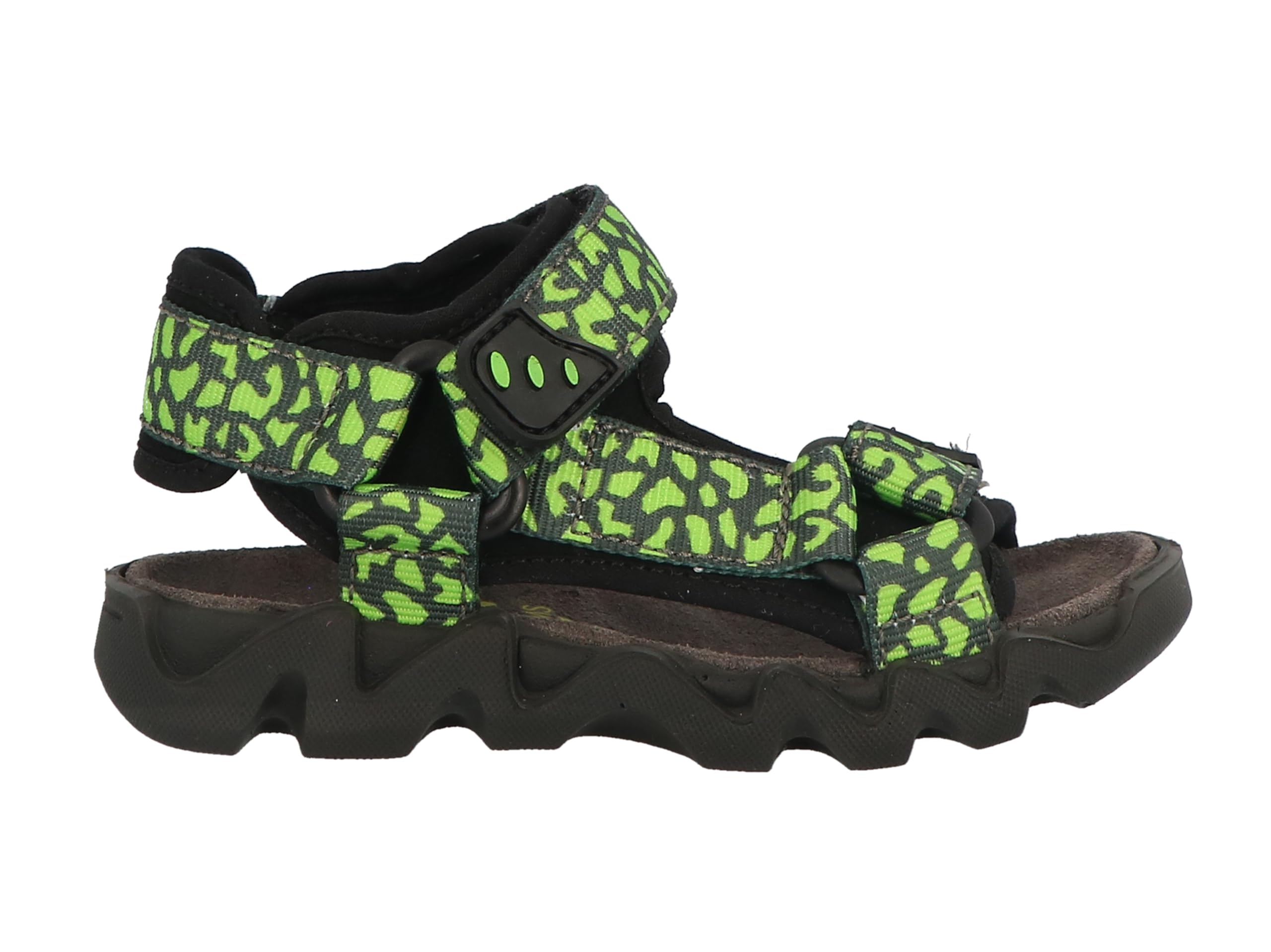 Lurchi 95L8003001, Male Sandal, black-lime,