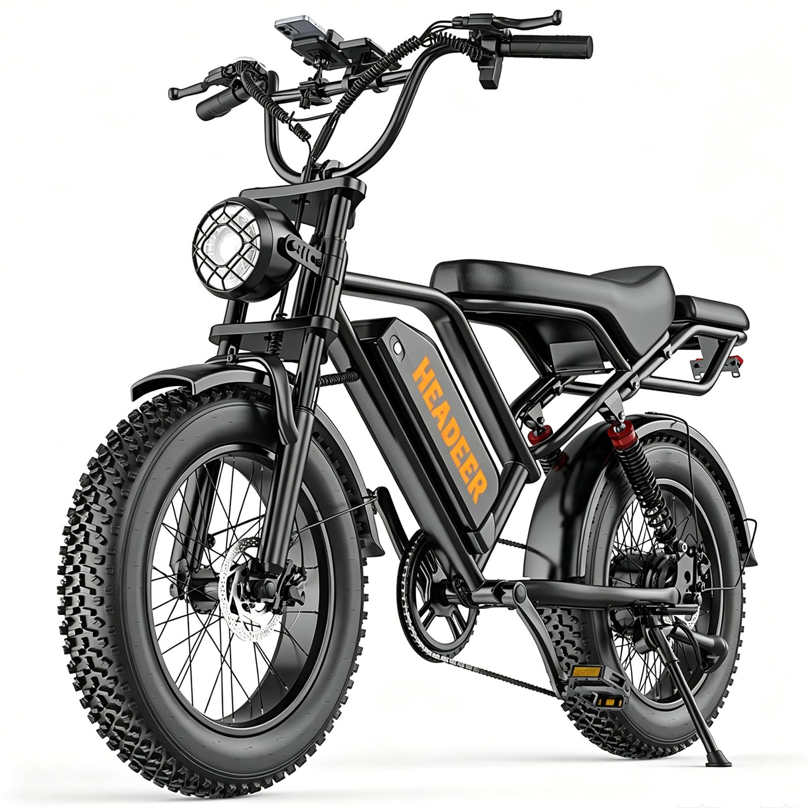 Bicicletta elettrica per adulti BK20, batteria rimovibile 48V20Ah, per addensare motociclette elettriche a pneumatici larghi antiscivolo, biciclette di montagna, biciclette pendolari, autonomia50-80KM