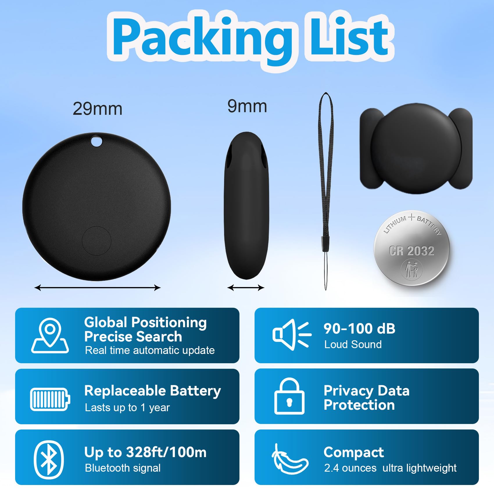 GPS Coche Localizador, Air Tracker Android Rastreador GPS para Coche, Vehículos Smart Tracker Magnet Finder Compatible con Google Find Hub sin suscripción mensual — view 6