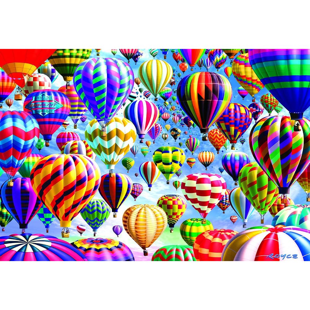 Puzzle da 4000 pezzi, mongolfiere – stimolante e raffinato, adatto per appassionati di puzzle e giochi educativi per famiglie
