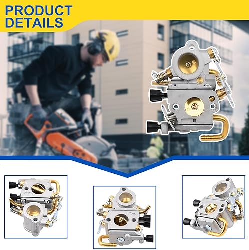 Miniatura 5 de FitBest Carburador para sierra de corte de hormigón Stihl TS410, TS420, sustituye a 4238 120 0600, Zama C1Q-S118 C1Q-S118D, repuesto OEM