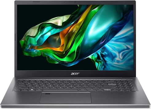 Acer Aspire 5 15 Personal Laptop, 15.6" 1920x1080, Intel-10 Core i7-1355U, 16GB LPDDR5, 1TB SSD, Win10 Pro, Backlit Keyboard, Wi-Fi 6E, Bluetooth 5.1, Thunderbolt 4, 1080p FHD Camera, Steel Gray